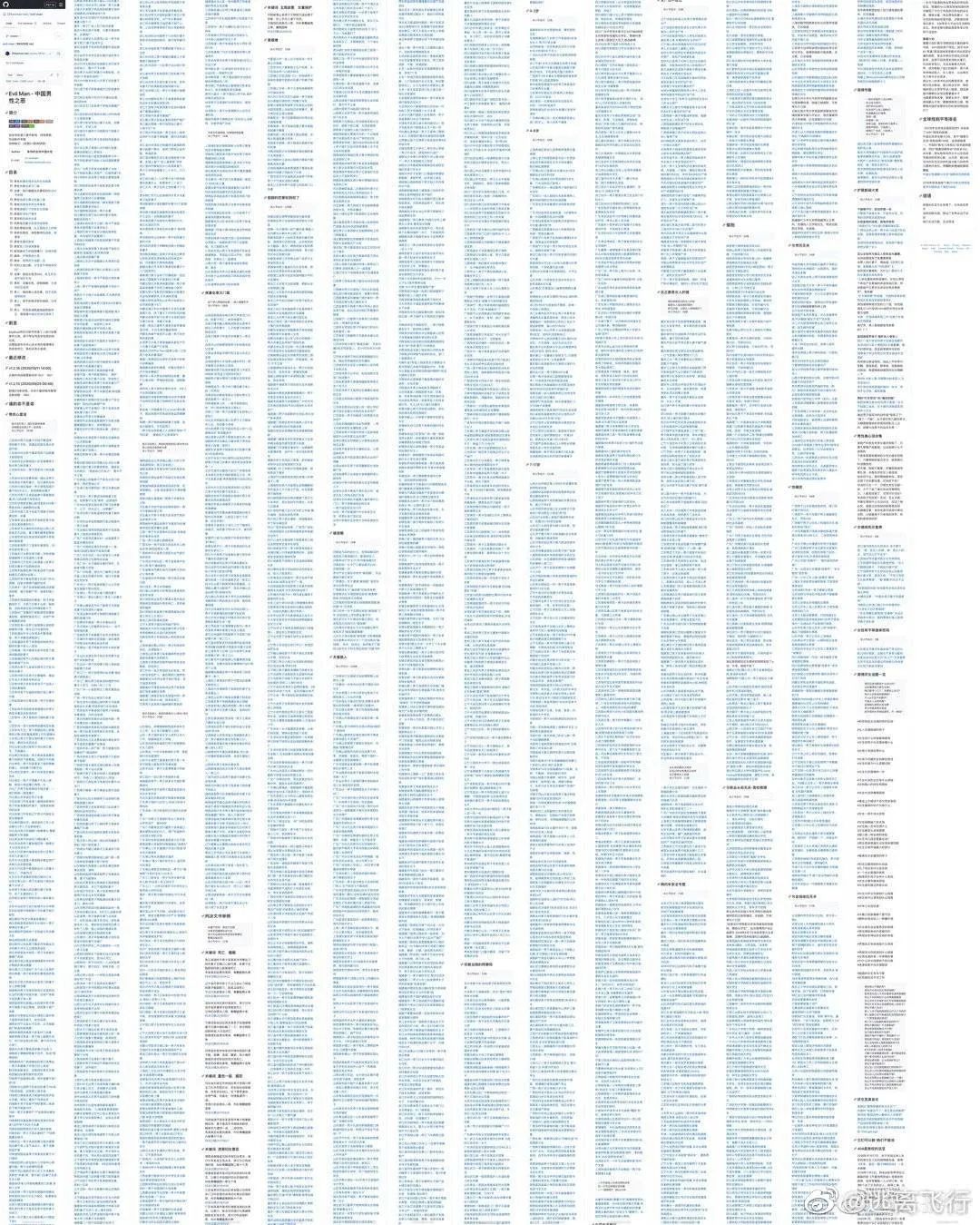 一个名为「中国男性之恶」GitHub项目，火到了国外