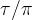 \\tau /\\pi