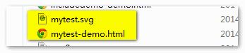 SVG合并的文件，以及对应的demo~