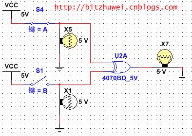 005用继电器做异或门电路2
