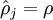 \\textstyle \\hat\\rho_j = \\rho