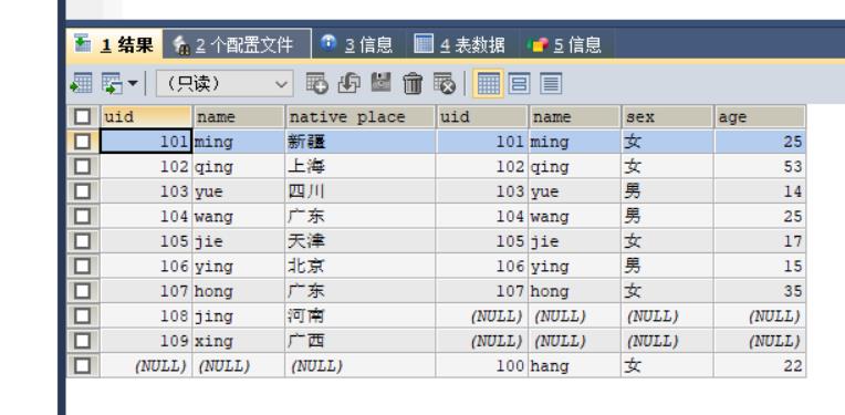 MySQL中的join查询