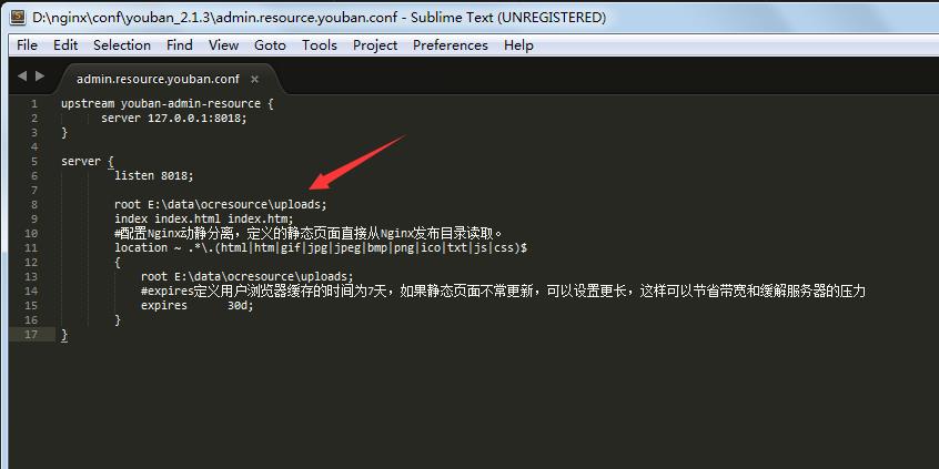 动态配置ueditor的config.json中imageurlprefix