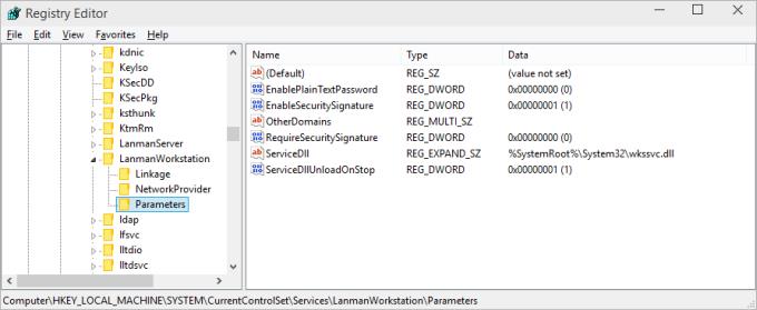 Create key for network access