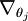 \\textstyle \\nabla_{\\theta_j}