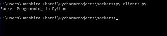 cmd client-SocketProgramminginPython-Edureka