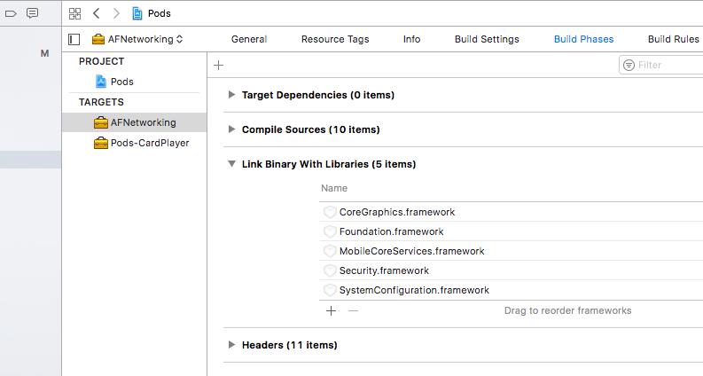 cocoapods_pods_framework_thrid_party