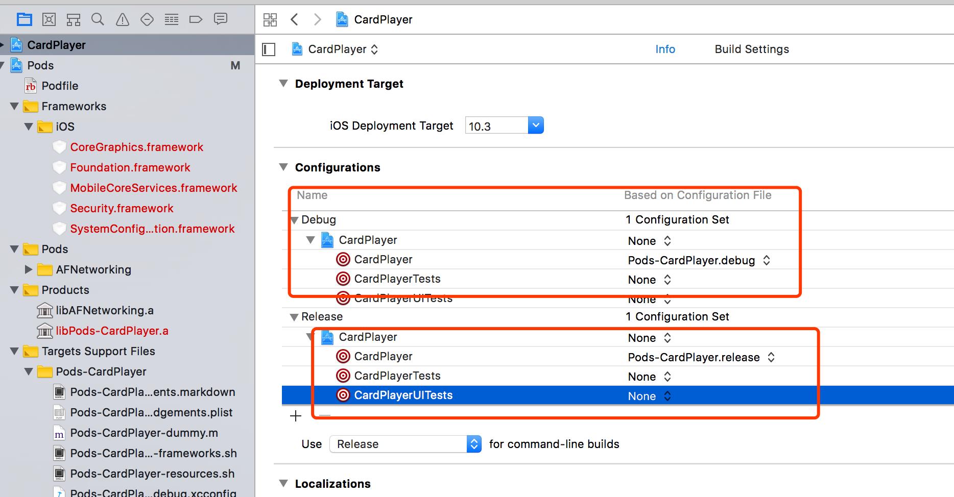 cocoapod_main_project_configuration