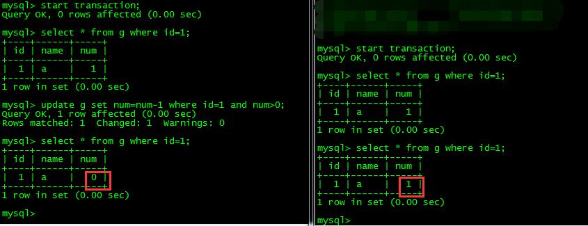 事务隔离机制原理深入分析以及MySQL不同隔离级别分场景下实验对比