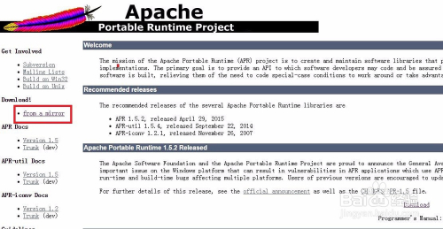 Linux系统下Apache2.4.17的安装过程