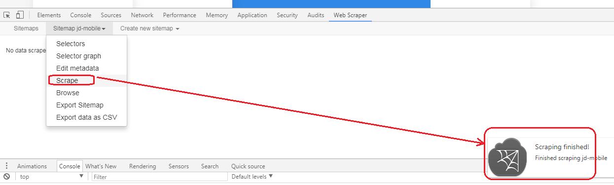 使用Web Scraper 插件，不需要编程，也能爬网