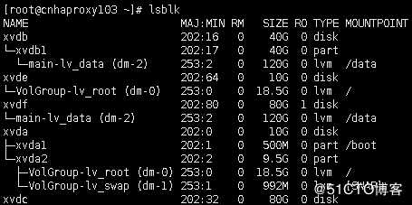 Centos磁盘信息和LVM逻辑卷总结