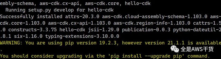 AWS CDK IaC 基础设施即代码 代理环境下安装配置 (Python)