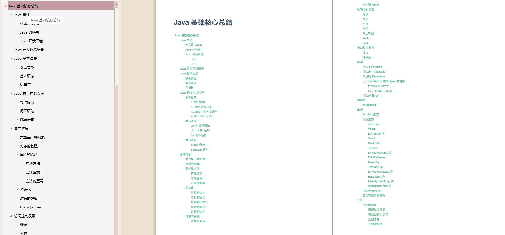 为你硬肝30天，写成4.4w字的Java技术核心开发手册，干货力荐