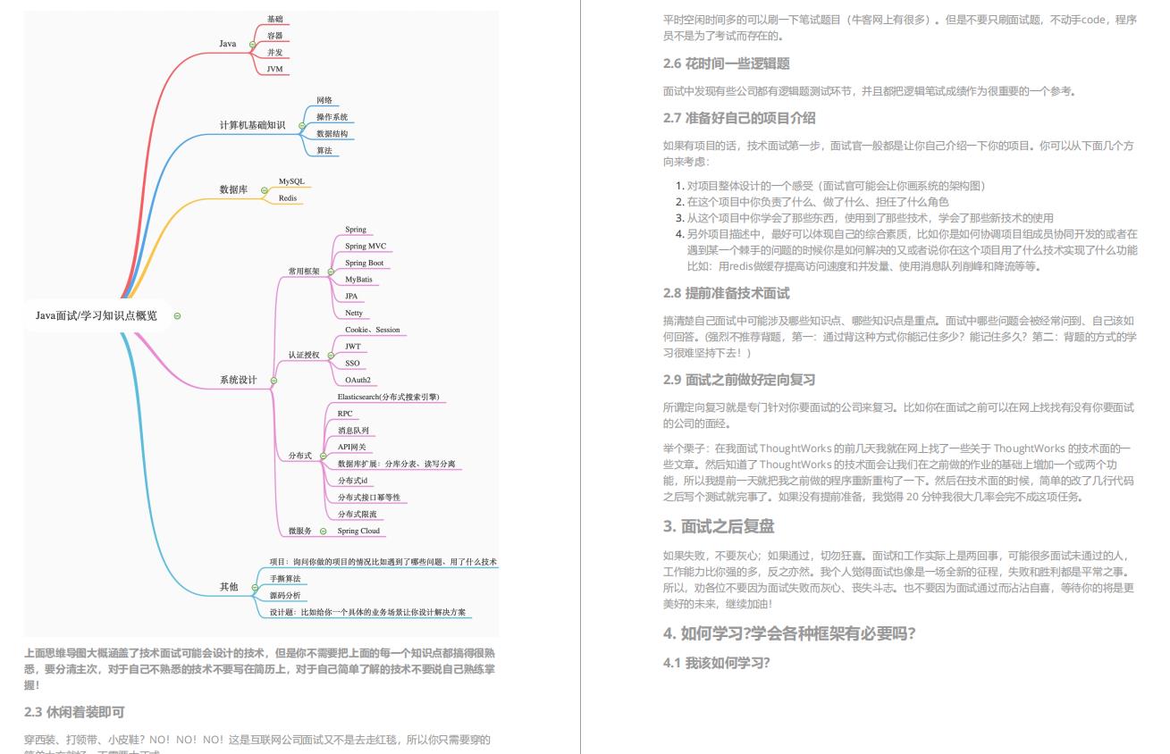 524页《Java中高级程序员必备核心知识》总结，令人犹如醍醐灌顶