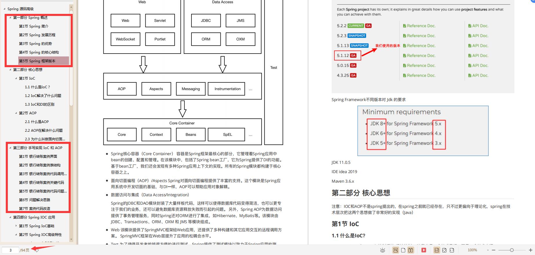 千呼万唤始出来！从源码到架构的Spring全系列笔记，已全部分享