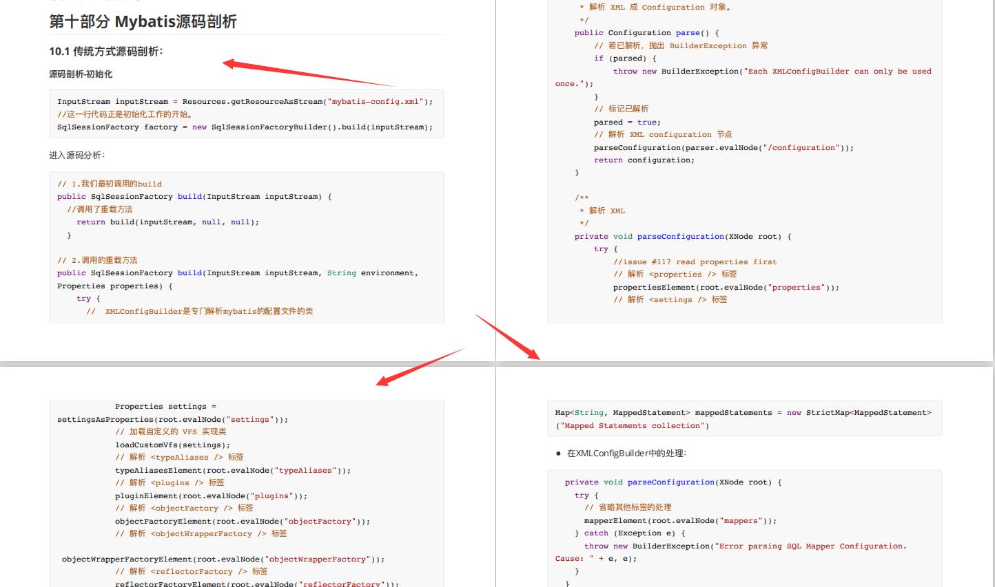 厉害了！阿里内部都用的Spring+MyBatis源码手册，实战理论两不误