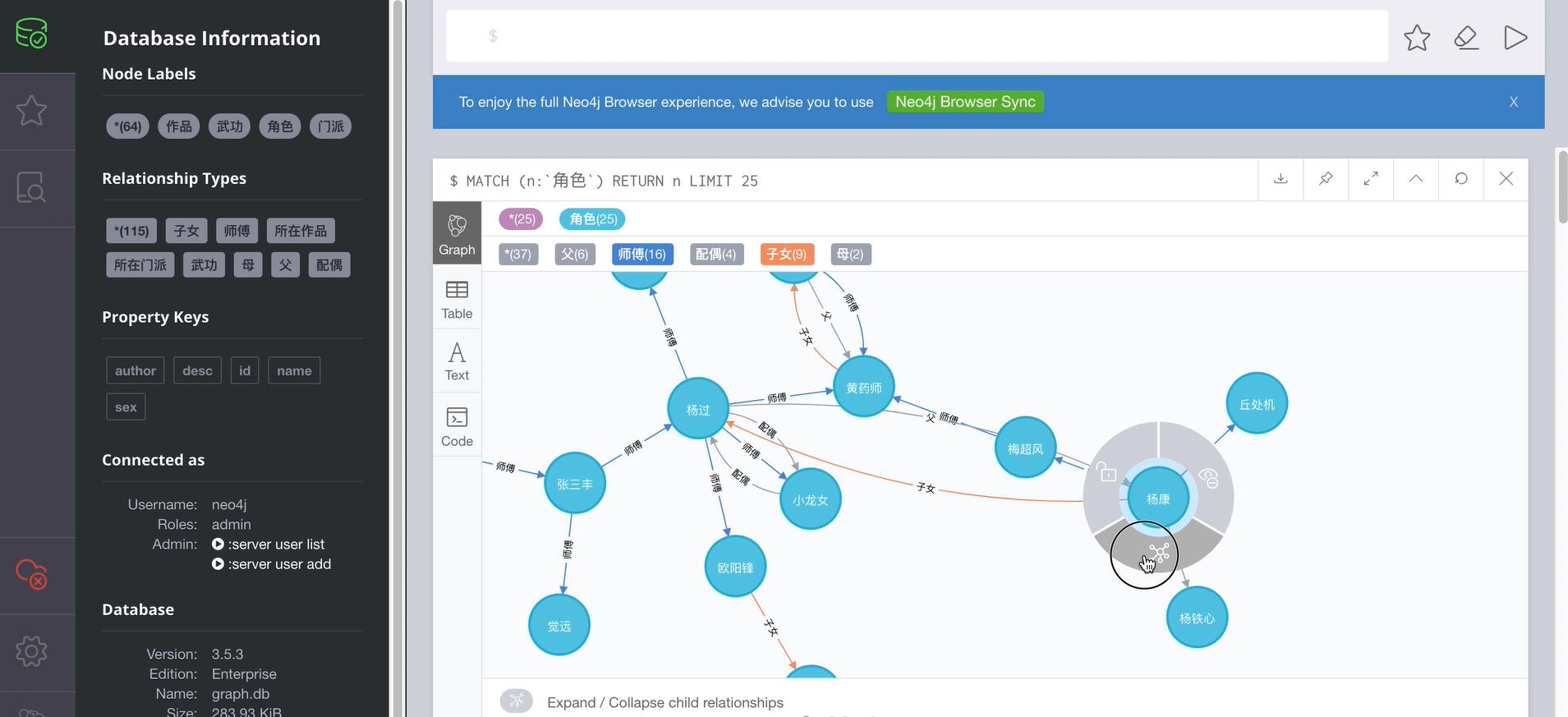 neo4j知识图谱可视化图片