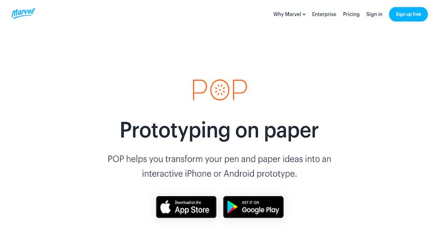 1.Pop (Prototyping on Paper)