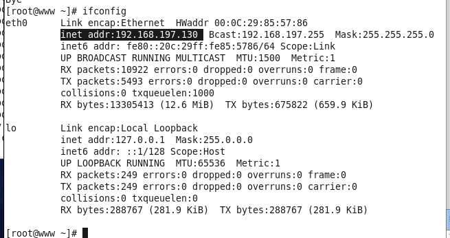 查看mysql ip