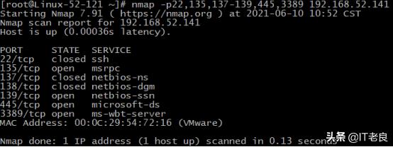 网络扫描神器Nmap常用操作方法详解以及使用脚本爆破telnet密码