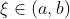 \\xi \\in (a,b)