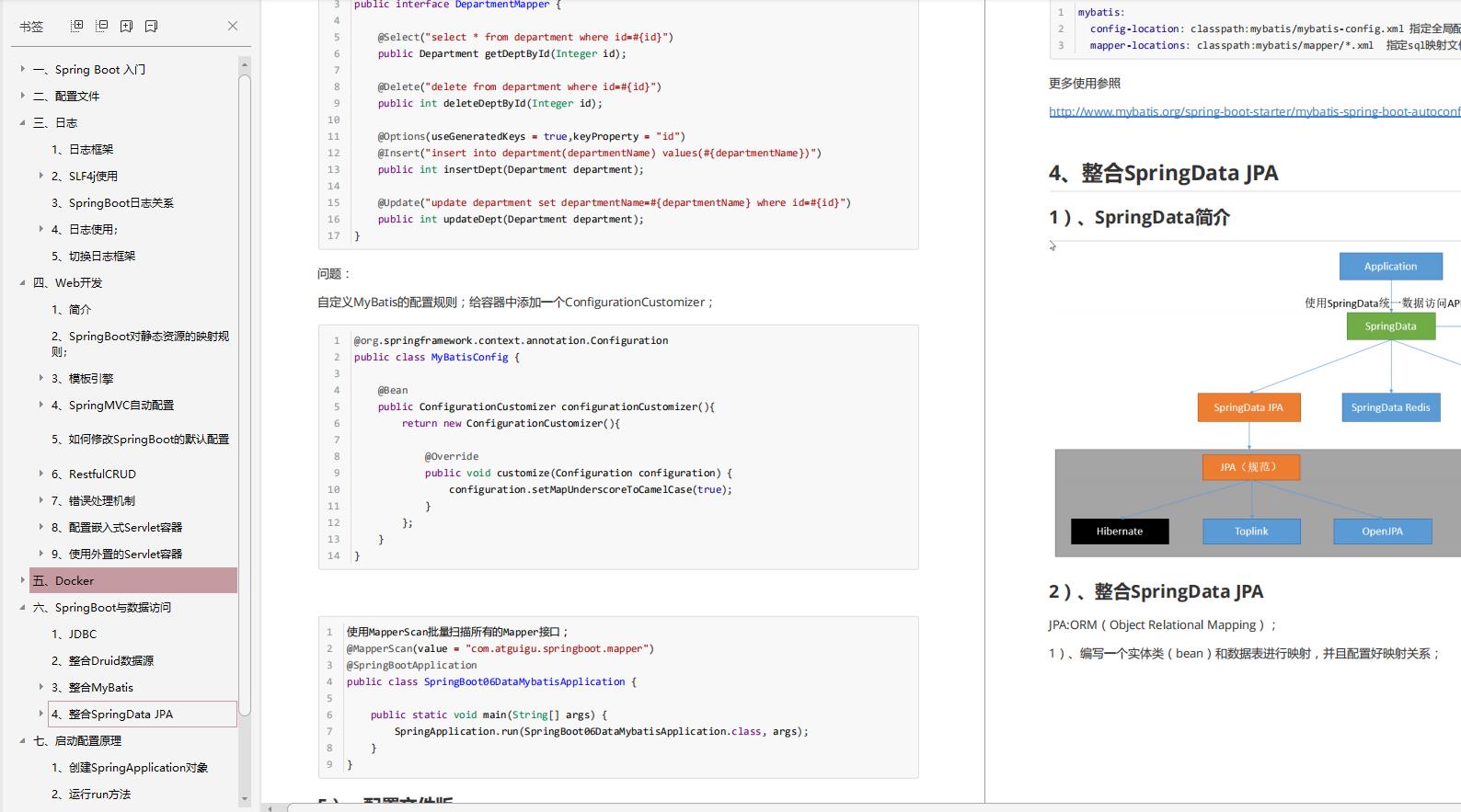 2020斩获45K月薪的Spring全家桶：文档+面试题+学习笔记+思维导图