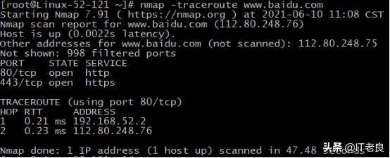 网络扫描神器Nmap常用操作方法详解以及使用脚本爆破telnet密码