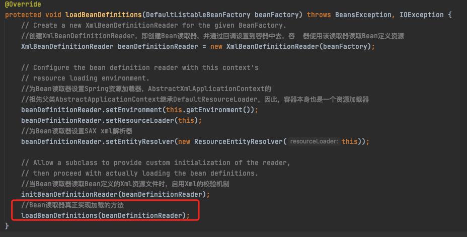 AbstractXmlApplicationContext-loadBeanDefinitions1