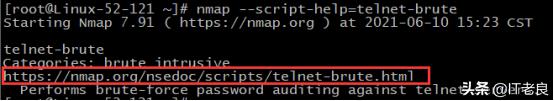 网络扫描神器Nmap常用操作方法详解以及使用脚本爆破telnet密码