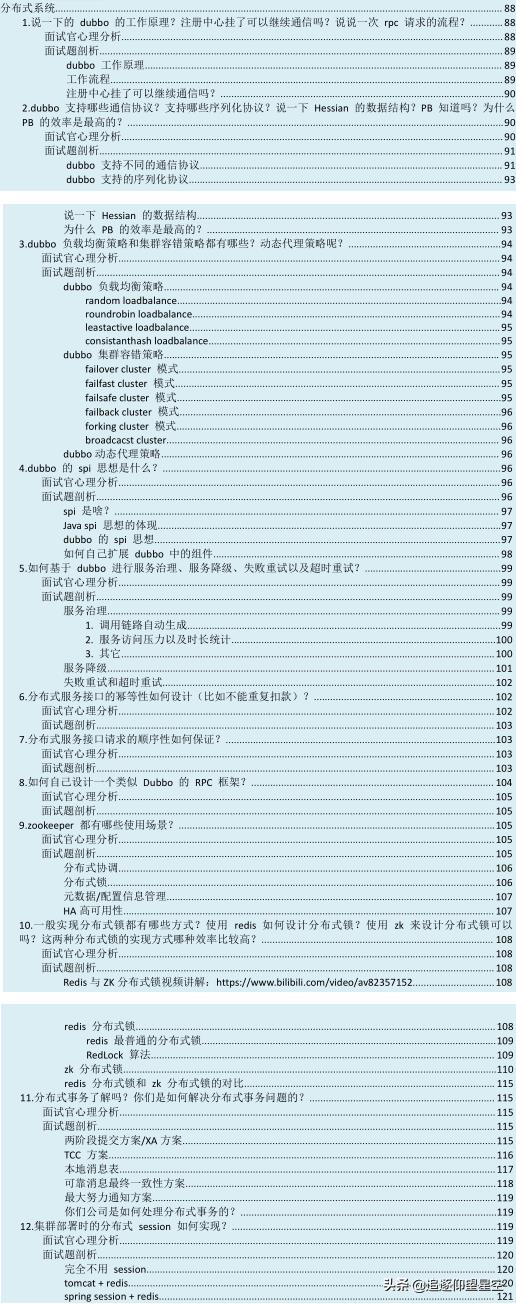 真香！180页100+题15W+字解析的《Java高级面试指南》，果断收下