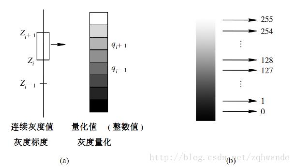 量化示意图(a)为量化过程(b)为量化为8bit