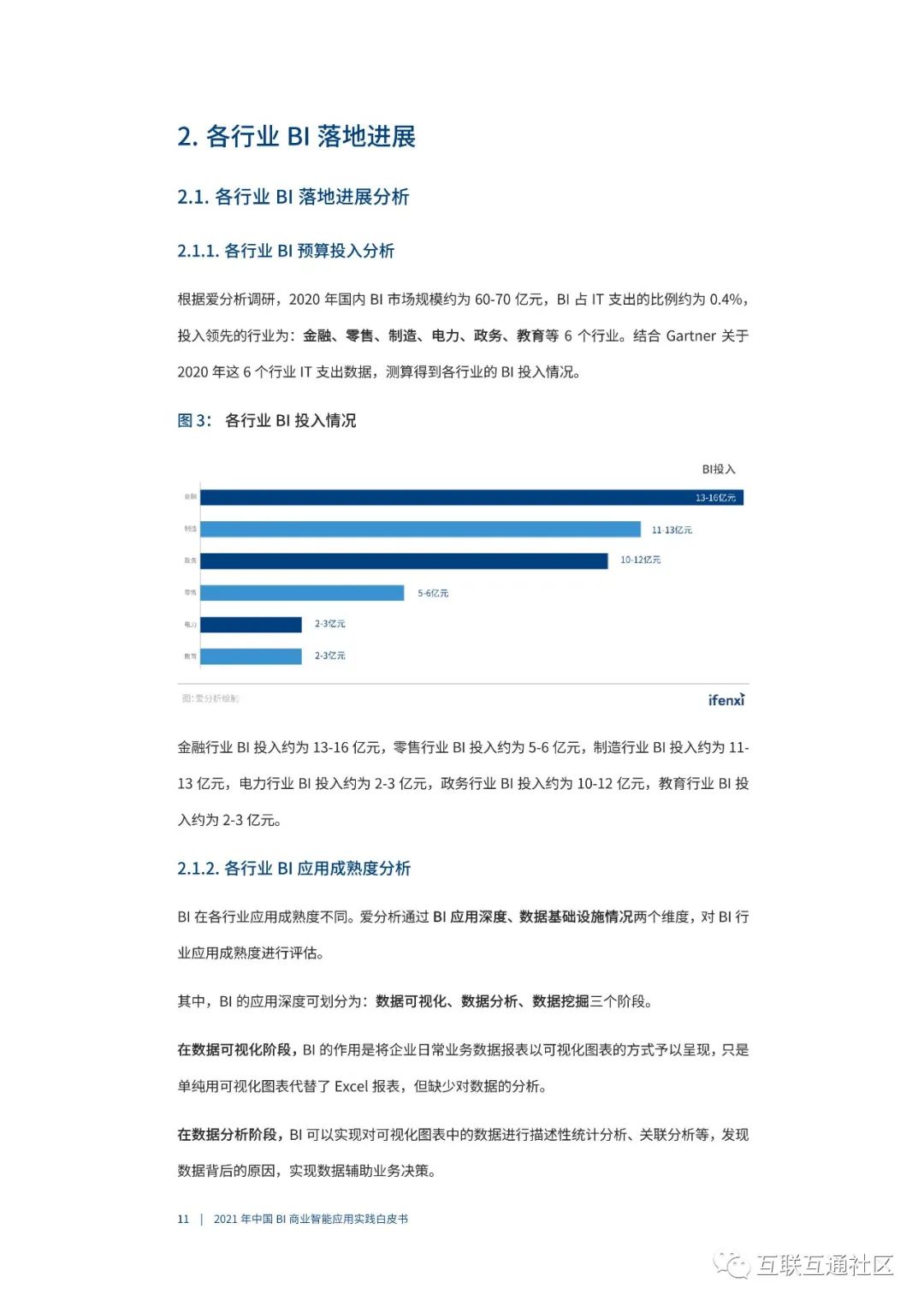 2021年BI商业智能应用实践白皮书 附下载