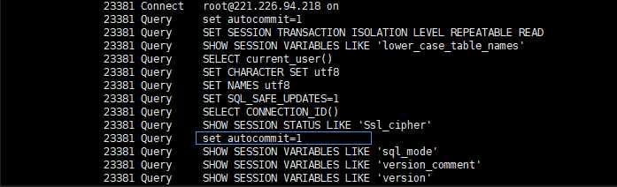 Mysql WorkBench 自动提交事务