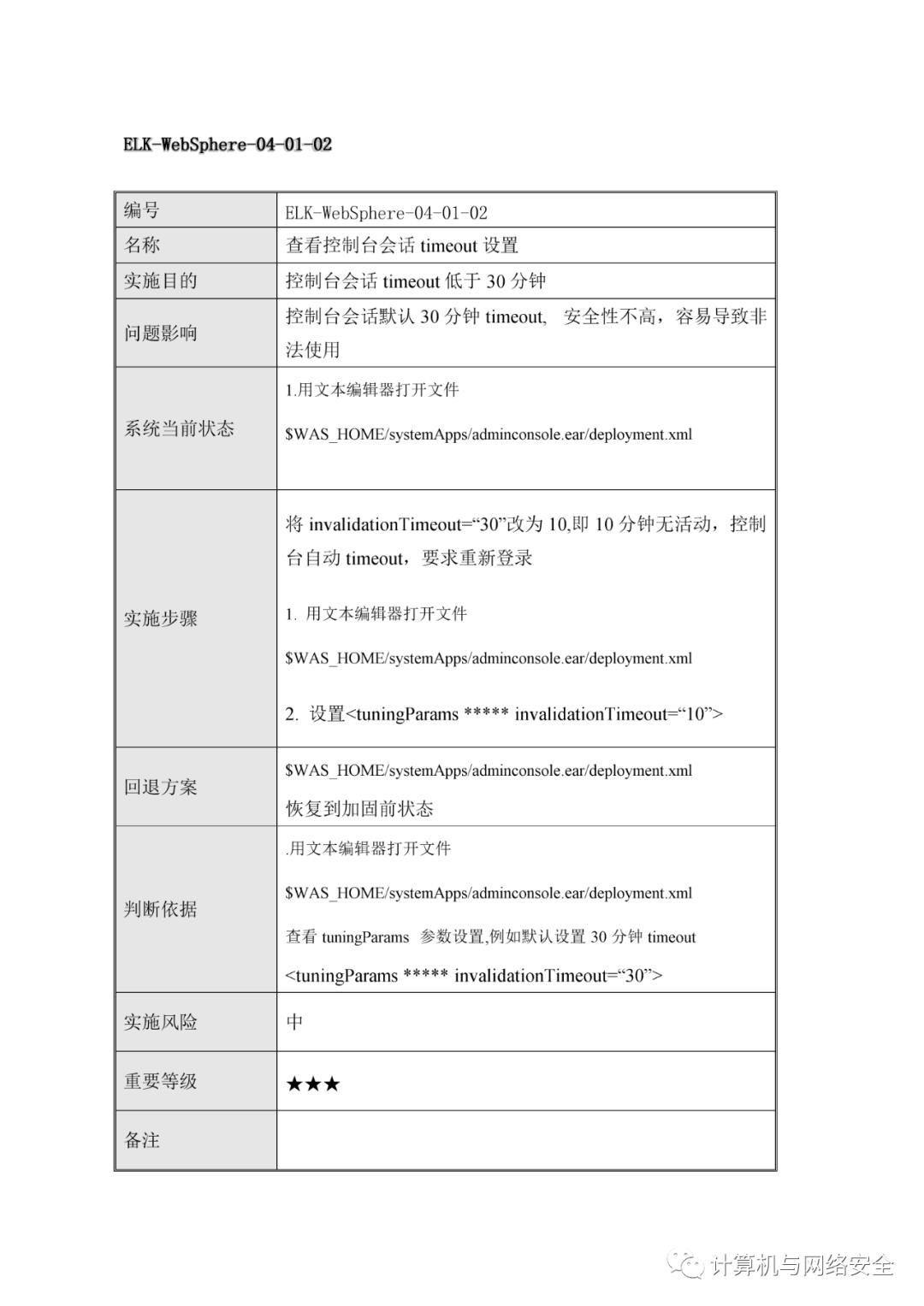 VIP专享 | HW：WebSphere系统安全加固规范