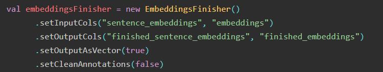 embeddingsfinisher