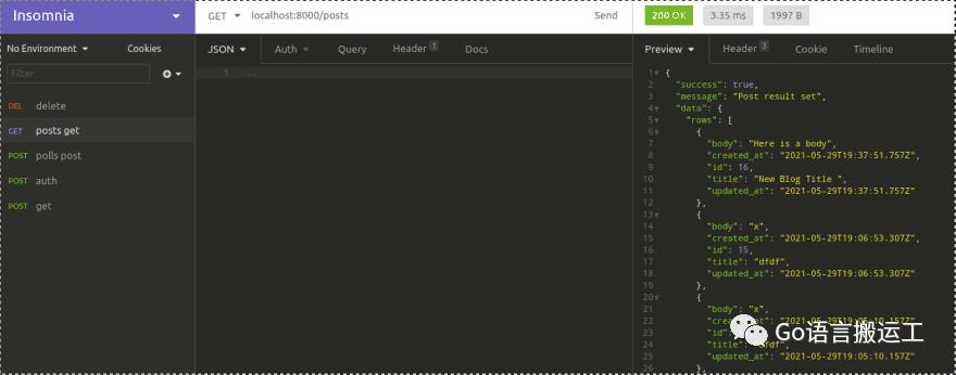 使用Gin，MySQL和Docker开发博客（Part 2）