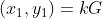 (x_1,y_1)=kG