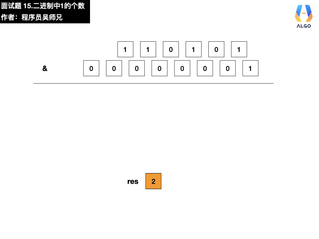 二进制中1的个数.016