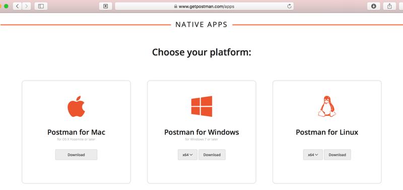 下载Postman的APP
