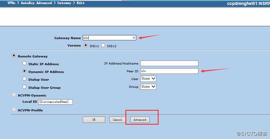 基于虚拟隧道的IPsec -华三 MSR26 路由器对接Juniper SSG