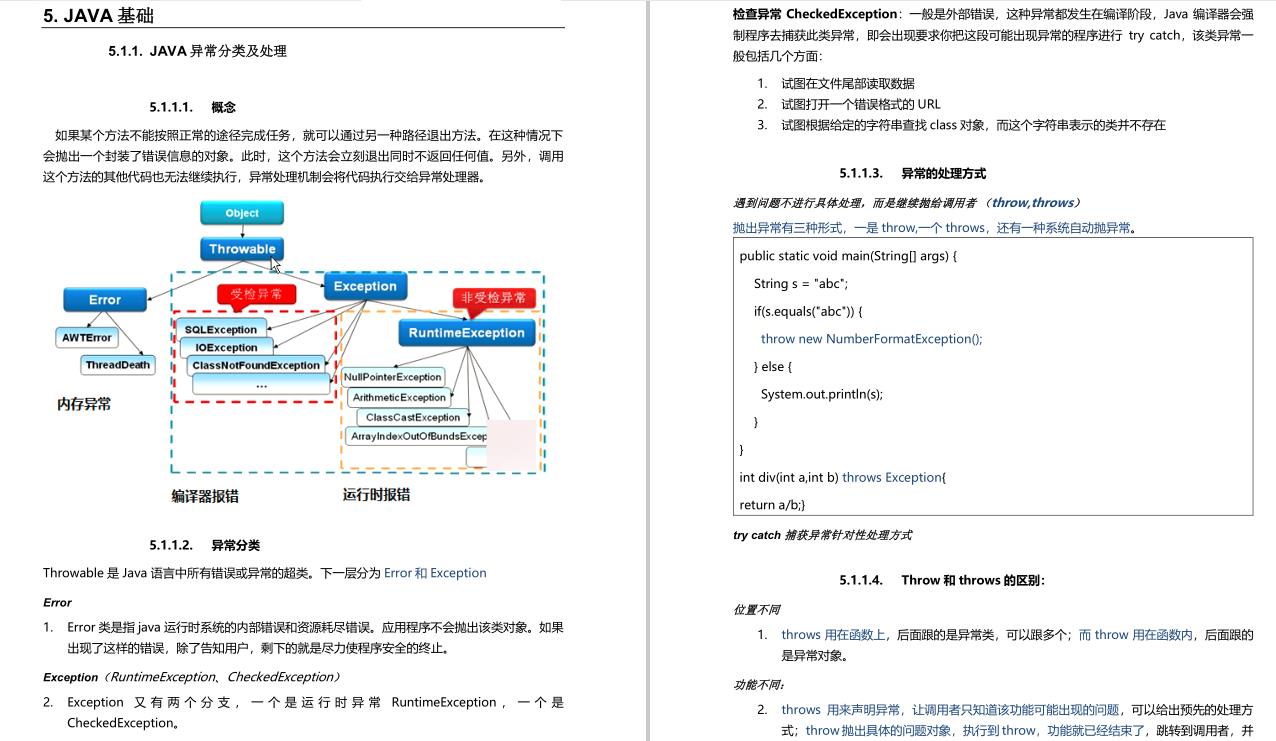 查漏补缺：Java岗 千+道面试题Java基础+全家桶+容器+反射+异常等