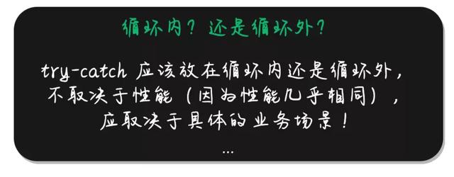 面试官：try-catch放在循环体内还是循环体外，哪种效率更高？