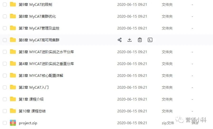 超清MyCAT和MySQL搭建高可用企业级数据库集群