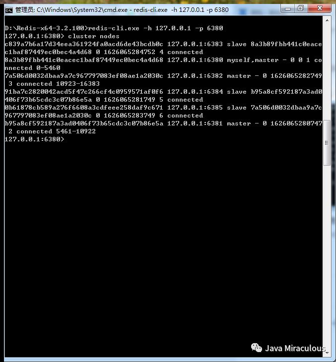 windows版redis集群搭建