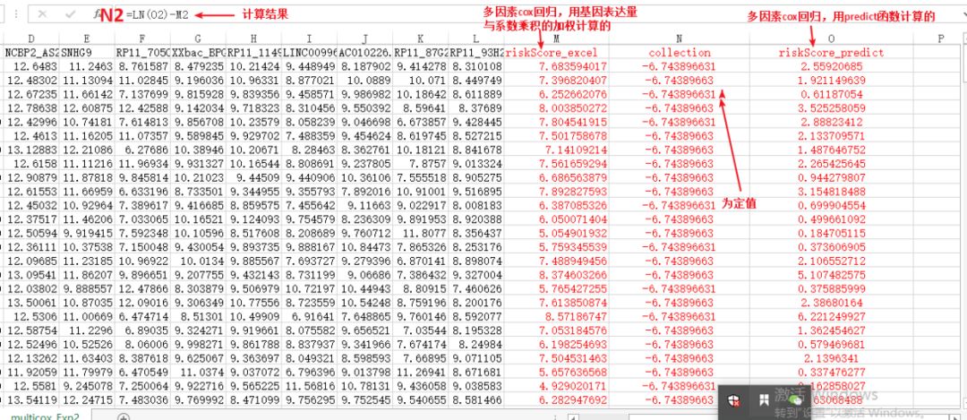 为何predict()函数计算的Riskscore不等于基因的表达量与其系数的乘积的加权呢?