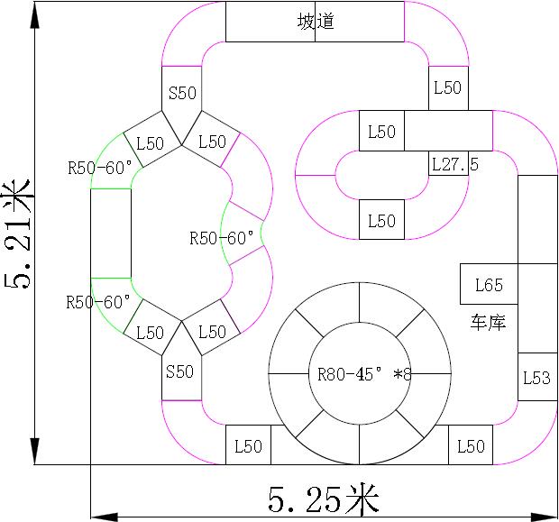 ▲ 图2.1 预赛赛道规格