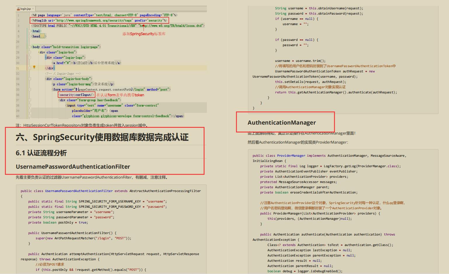 阿里爆款Spring Security笔记，图文代码，真爱了