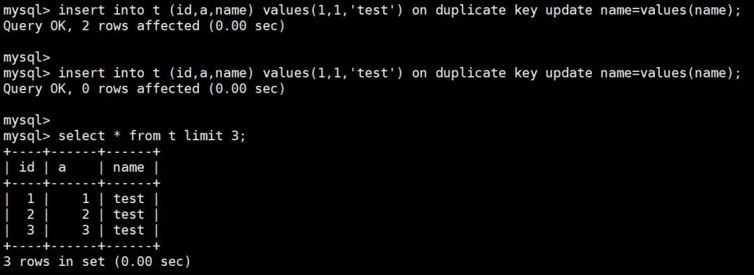 MySQL insert