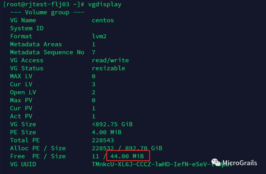 CentOS7 重分区流水操作备忘